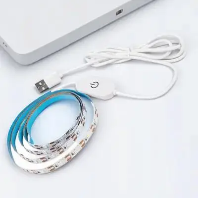 Tiras de luces LED USB para cultivo de plantas de jardín de interior, como pepinos, pimientos, narcisos, acelera la floración de brotes con