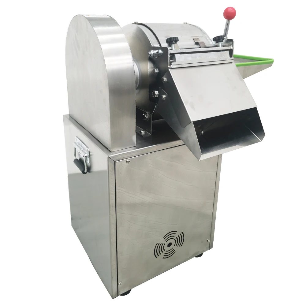 منتج أغذية تجاري متعدد الوظائف، قطاعة فواكه الخضروات الكهربائية، نوع مغلق تمامًا مع شفرة التقطيع/الحرير