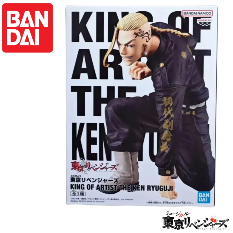 

В наличии: Оригинальный гаражный набор Bandai Banpresto Tokyo Revengers King of Artist Draken, модель-украшение, 100% подлинный