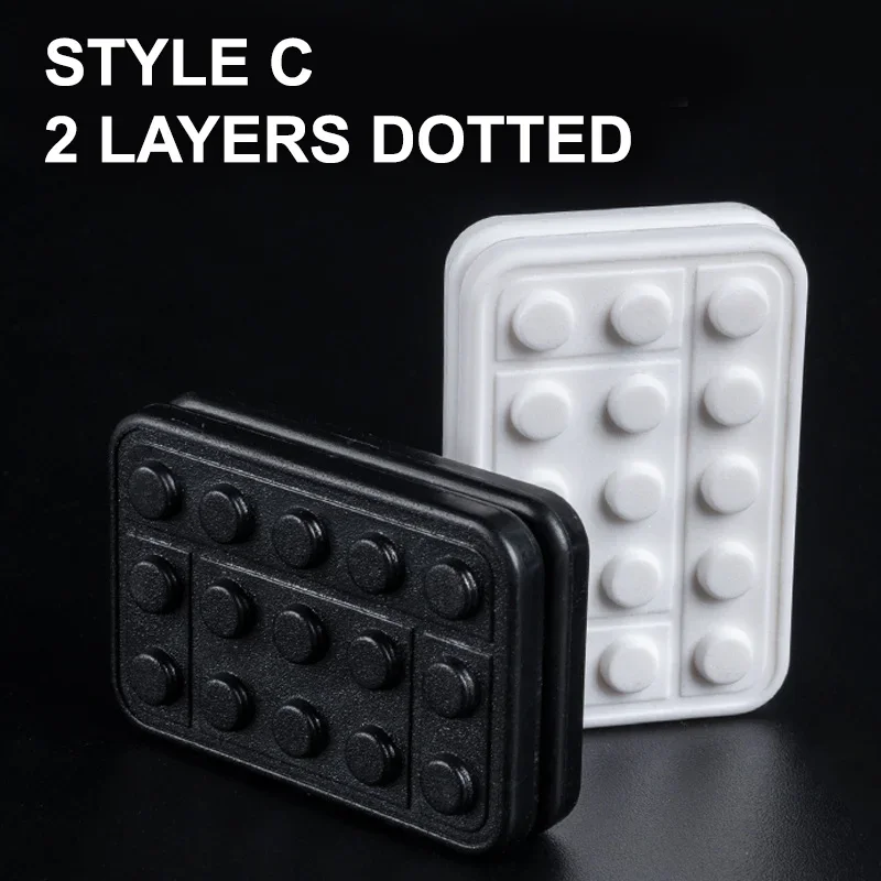 New Magnetic Fidget Sliders EDC Fidget Push Clickers ABS Haptic Antistress Adults Focus Desk Toy ADHD Sensory Toy Stress Relieve