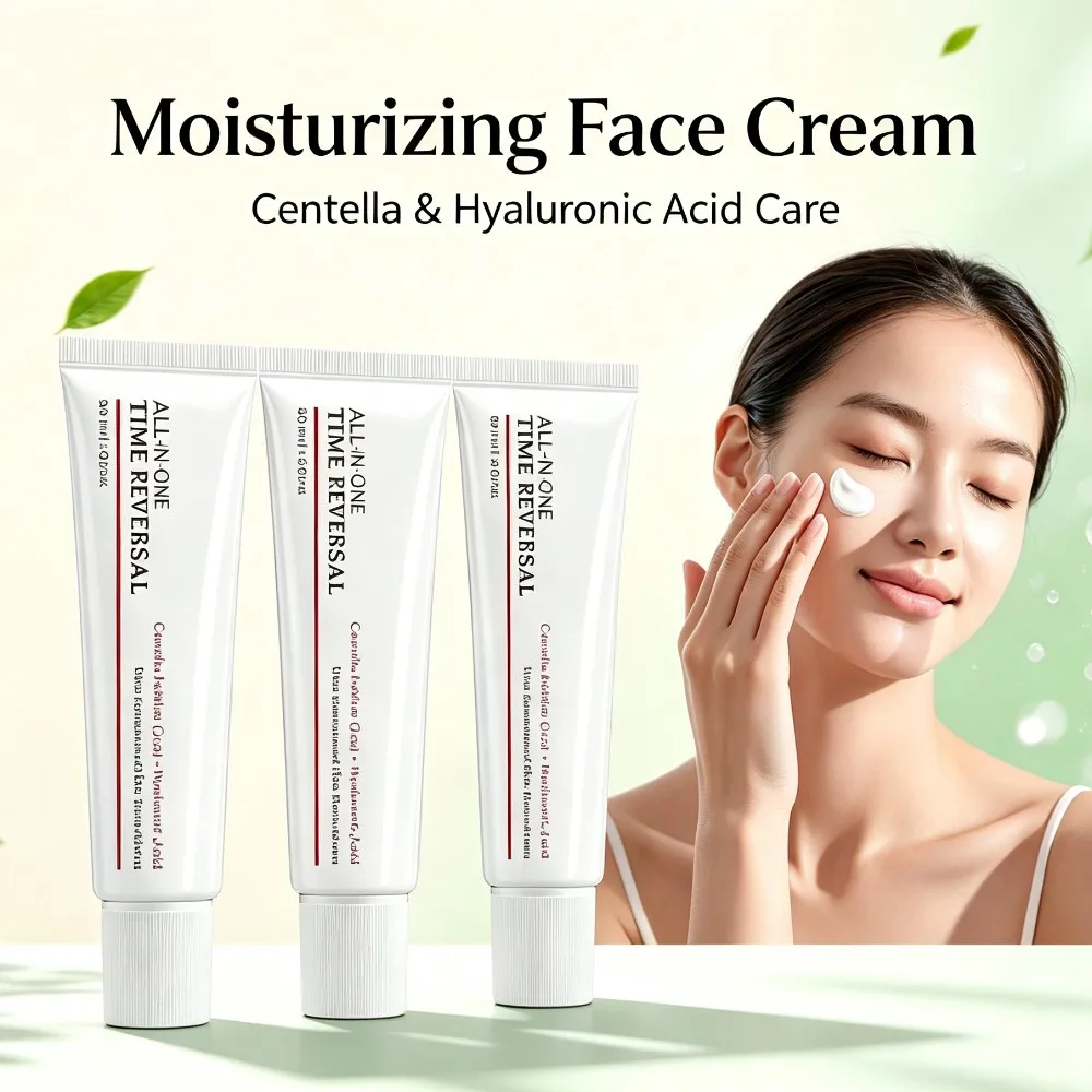 Centella Hyaluronic Acid Firming Cream 50ml Lightweight Time Reversal Hydrating Antioxidant Repair Skin Care Increase Elasticity