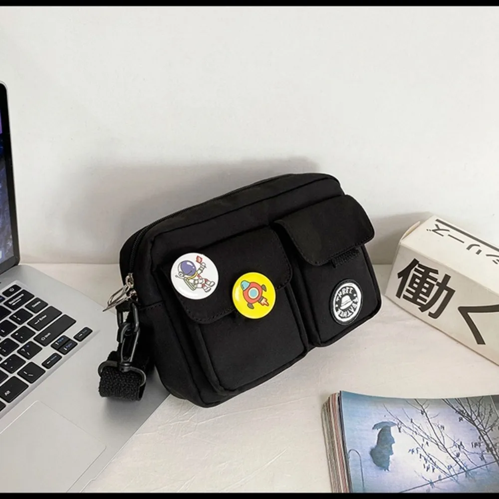 

Модная универсальная мужская сумка через плечо, большая вместительная ретро-сумка на плечо в японском стиле с сумкой-мессенджером унисекс
