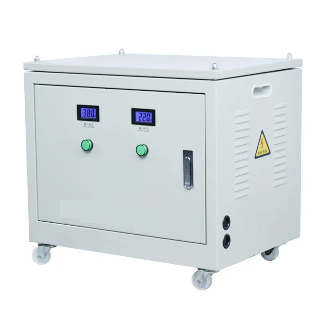 5KVA 10KVA 15KVA 20KVA 600V 480V 440V 400V 380V 220V 208V 3 phase step up step down transformer with enclosure