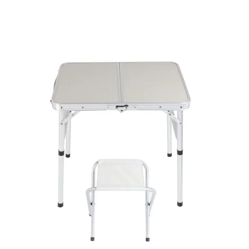 Ultra-light Aluminum Alloy Outdoor Folding Table Camping Picnic Portable Barbecue Table Night Market Stall Small Table