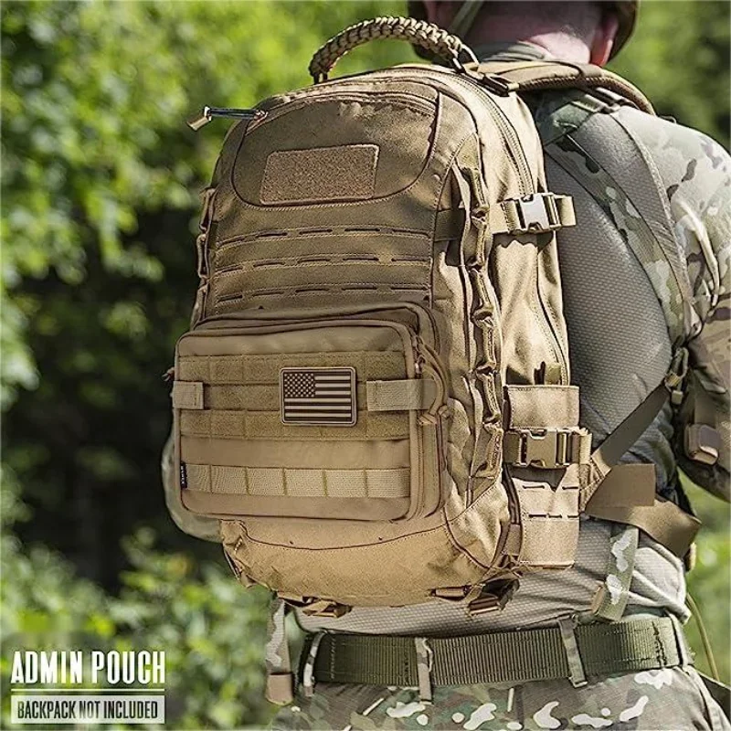 Imagem -06 - Tactical Folding Admin Pouch Molle Ferramenta Bolsa Utility Organizer Edc Modular Bolsas Ferramentas Anexo