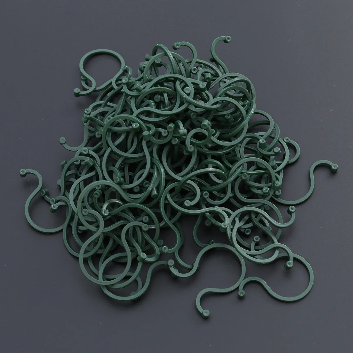 

100 Pcs Gourd Circle Gardening Vine-climbing Clamp Clip Bouquets Stems Support Clips for Plants Vegetables Hanging