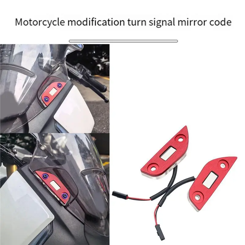 A73X-Rearview Mirrors Seat Decorative Cover Mirror Base For CFMOTO 450SR 450 SR 450SR-S 675SR 675SR-R 2022-2026