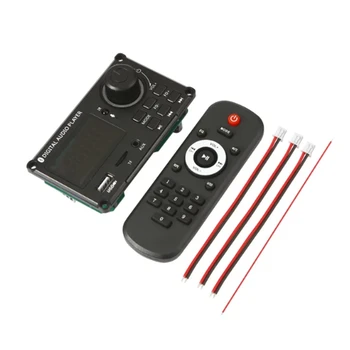 1 takım 50W amplifikatör DIY MP3 dekoder kurulu Set Bluetooth 5.0 DC 8-24V araba MP3 çalar USB FM AUX çağrı kayıt ses kontrolü