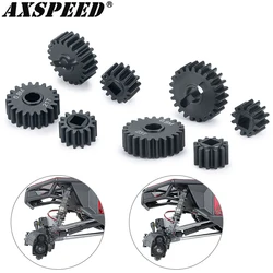 AXSPEED 4PCS Metal Portal Axle Gear 14/21T 12/23T dla 1/10 RC Crawler Car Axial SCX10 III Capra AXI3000 AXI3004 Upgrade Parts