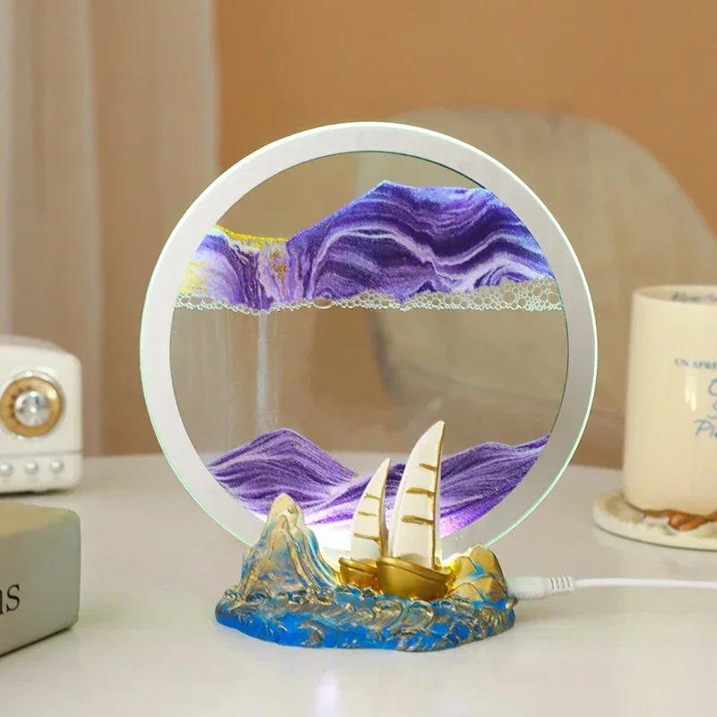 Smooth Sailing Quicksand Painting Ornaments