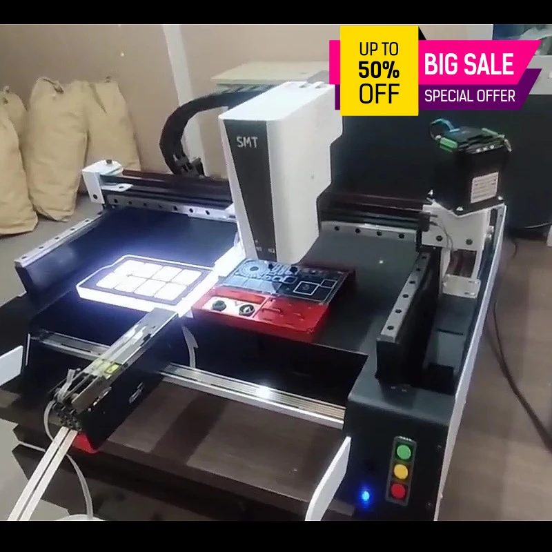 US Warehouses Available LY K1-PRO-110V Feeders Automatic Circuit Boards Assembler SMT Pick And Place IC Chip Mounter Machine Dispatched