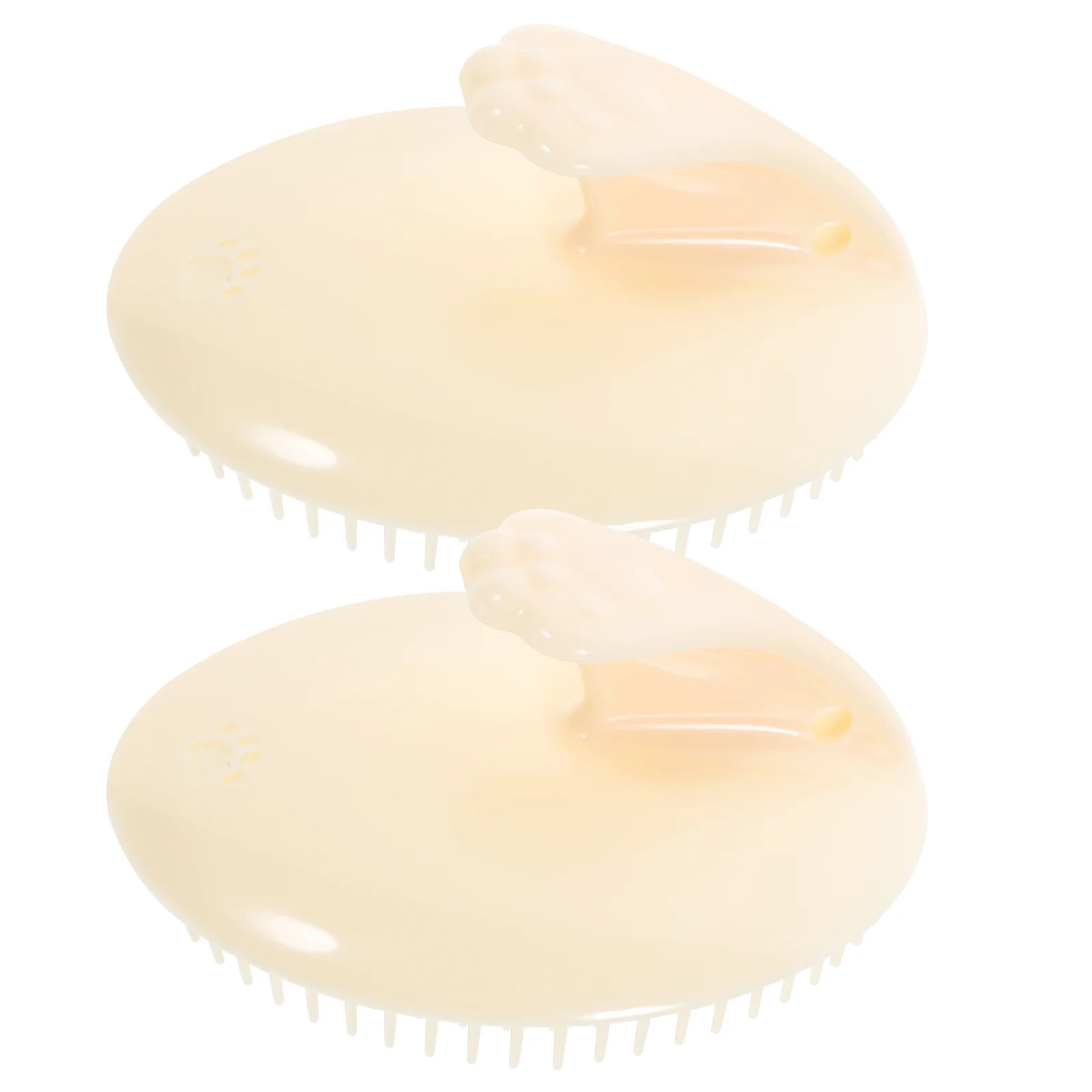 2 Pcs Shampoo Comb Silicone Scalp Massager Shower Stuff for Teen Girls Hair Scrubber Brush