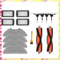 ABJJ 15Pcs Main Side Brush Filter Mop Cloth For Xiaomi Mijia Robot Vacuum-Mop Pro / 2 Pro / MJSTS1 Vacuum Cleaner Spare Parts