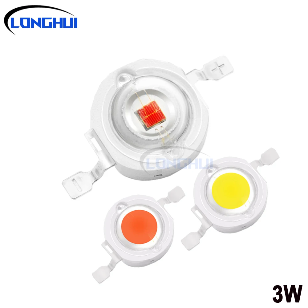 

Светодиодный чип высокой мощности 3W 5W SMD COB Light Bead Теплый Холодный Белый Красный Зеленый Синий RGB Лампа для выращивания полного спектра для простых ламп, лампочек