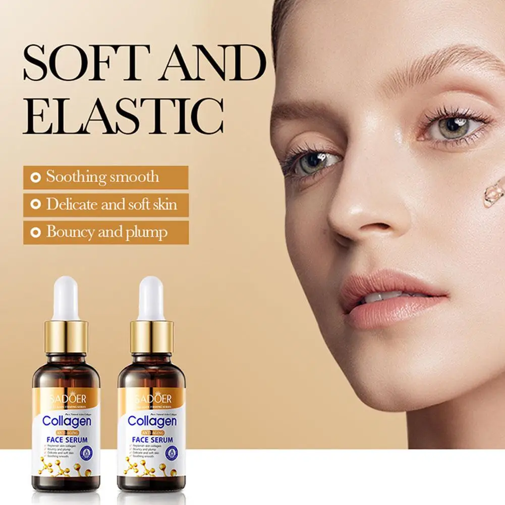 30ml Falten entferner Gesichts linien Anti-Aging-Serum falten für Frauen Anti-Age-Kollagen fördern die feuchtigkeit spendende Hautpflege f2h8