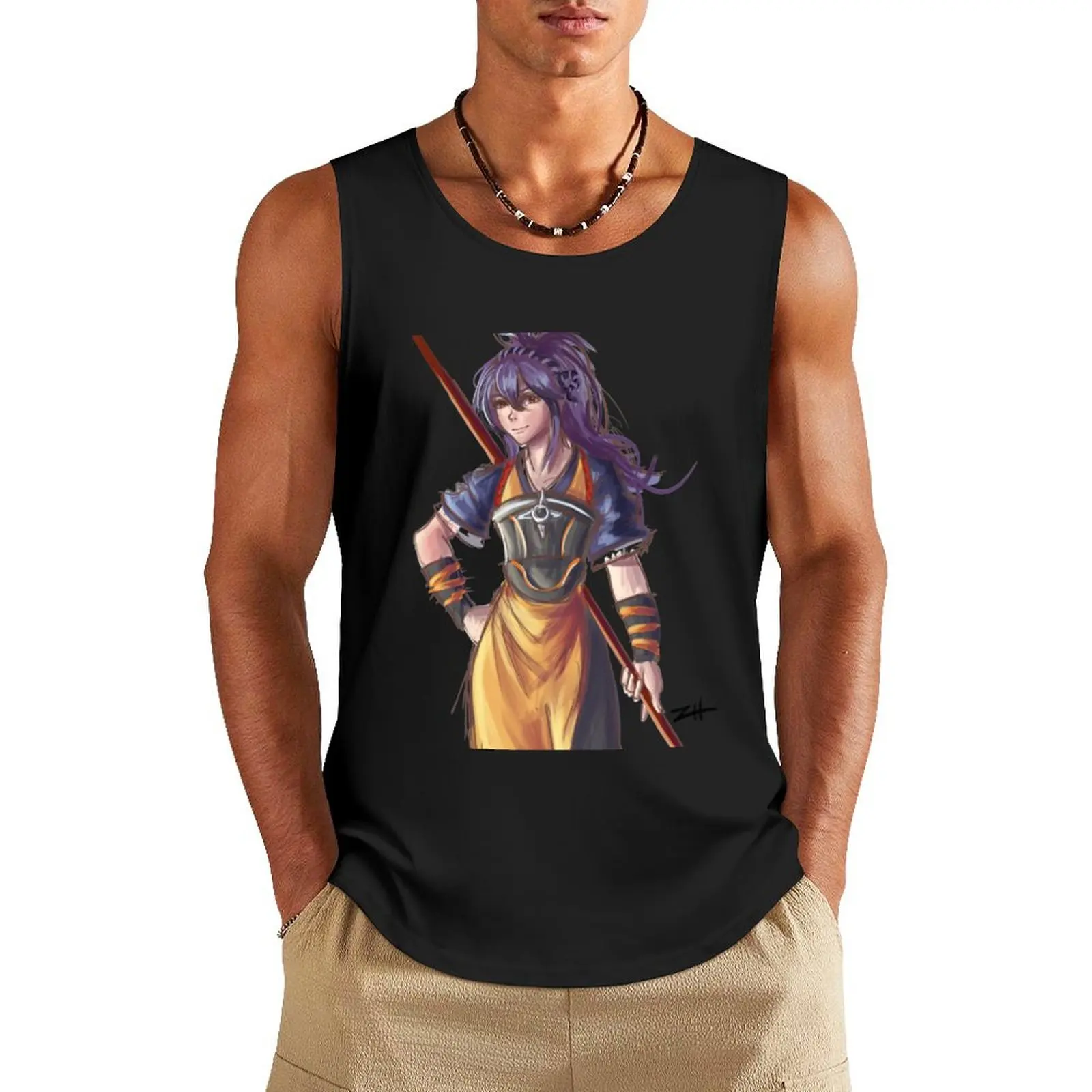 

Oboro - Fire Emblem Fates Tank Top t shirts fitness gym shirts Men's vest