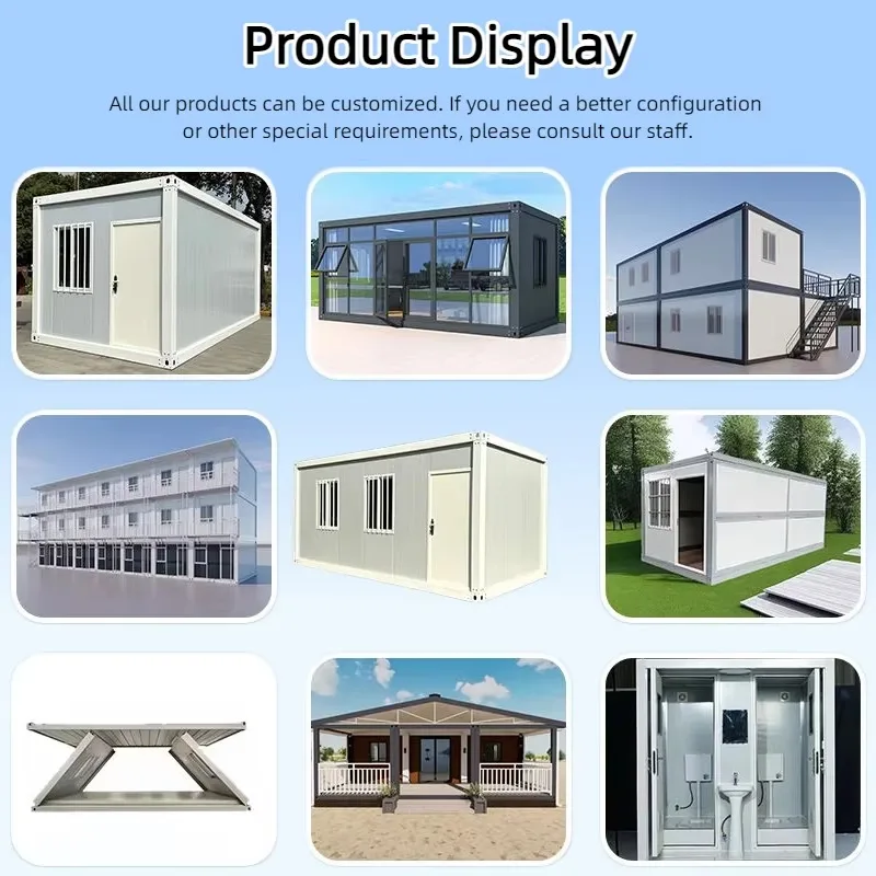 YG Customized 20ft 40ft Expandable Container House Folding Prefab Home Luxury Modular Mobile House With Bathroom And Kitchen