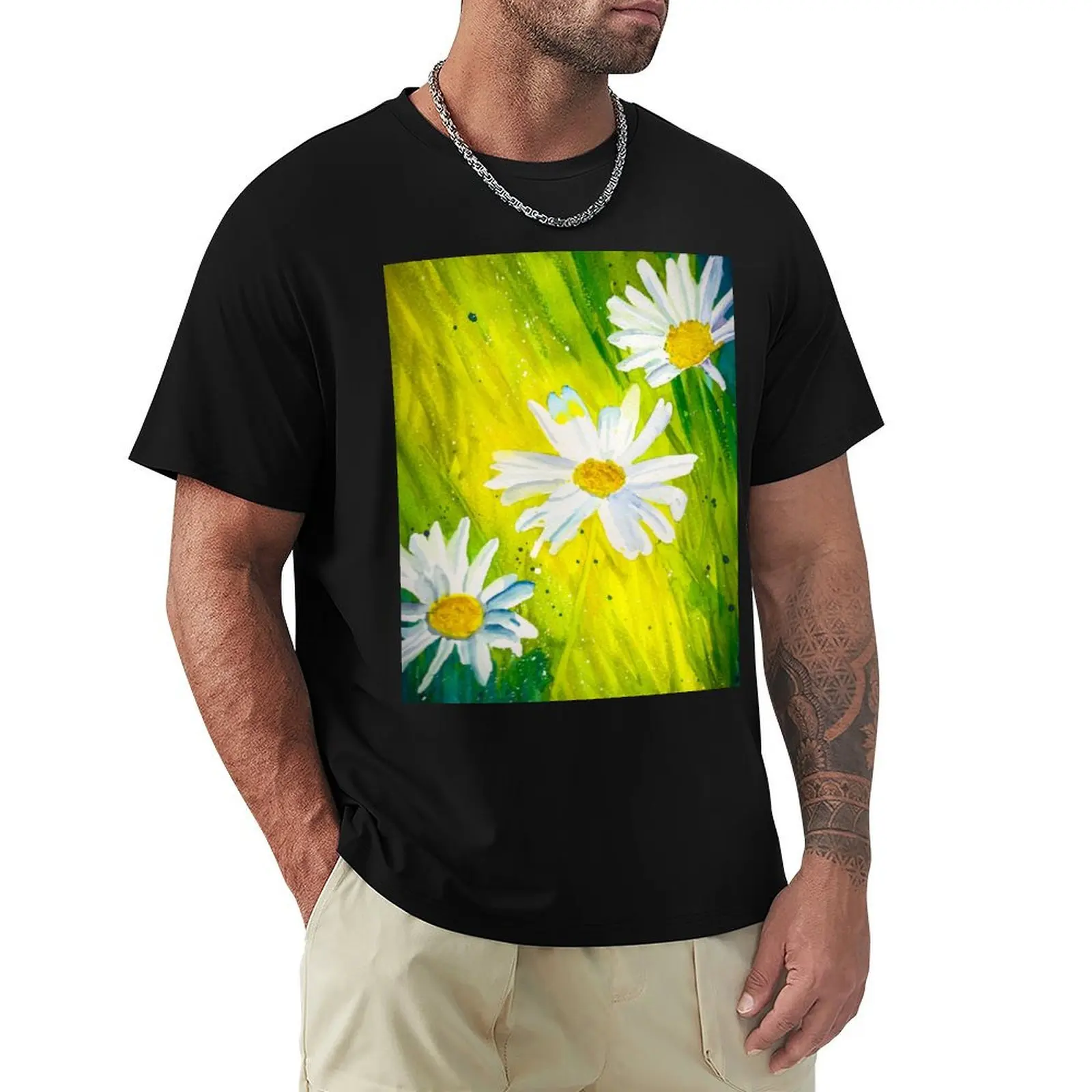 

Wild Daisy T-Shirt anime tshirt Clothing hippie clothes men t shirts
