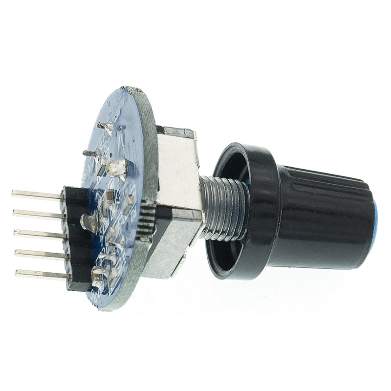 Rotary Encoder Module Voor Arduino Brick Sensor Ontwikkeling Ronde Audio Roterende Potentiometer Knop Cap EC11