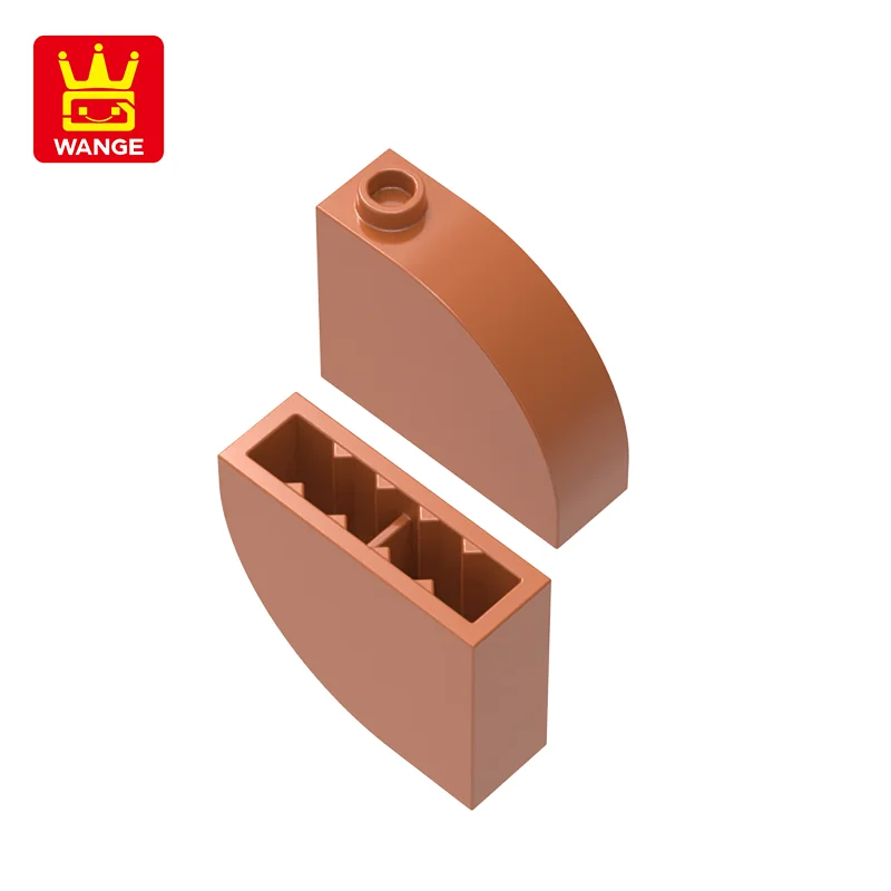 20Pcs/lot 33243 3x1x2 Slope Curved Stud Building Block Moc Accessories Compatible with Brick DIY Children Toy Assembly Gift Box