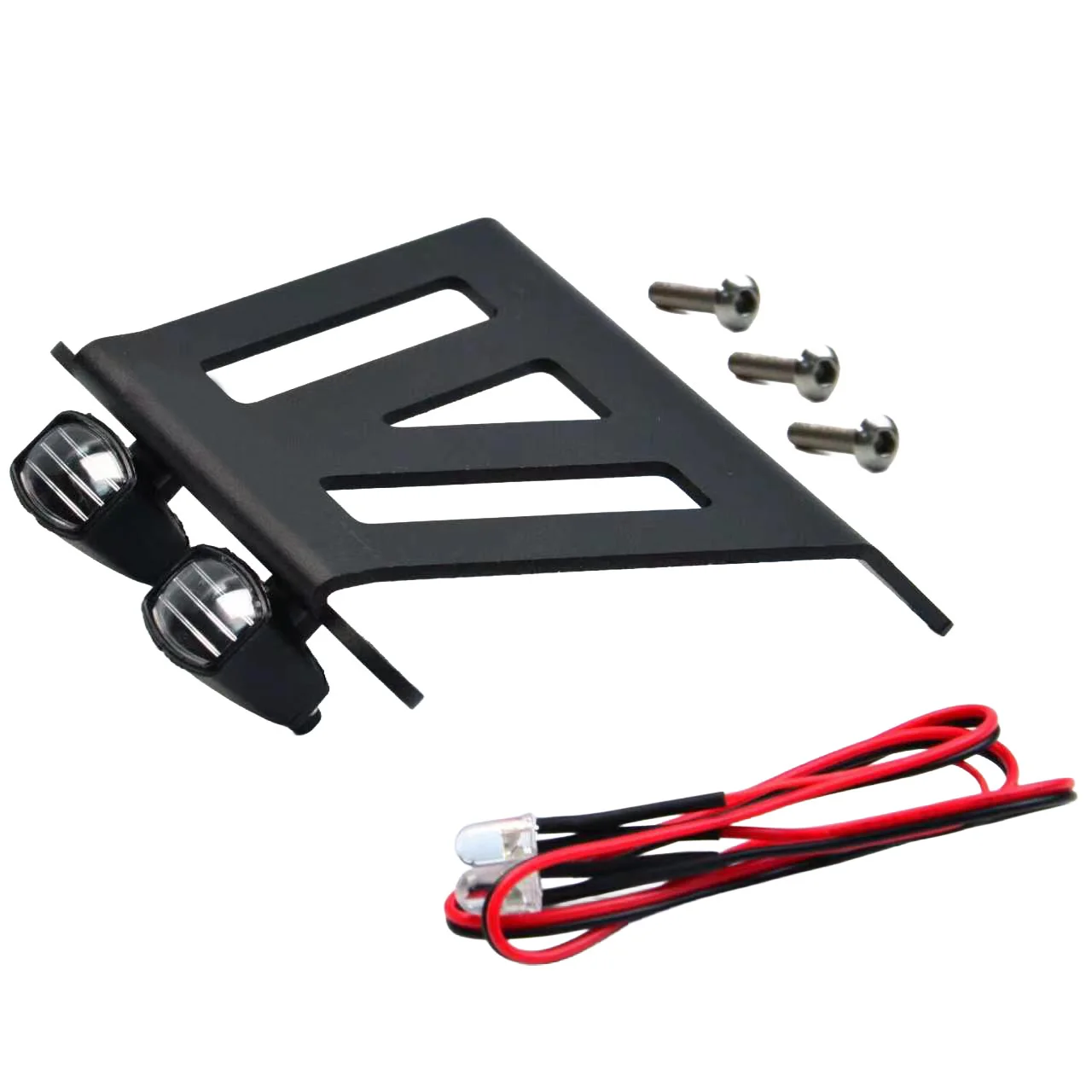 Aluminum Front Skid Bumper W/Lighting for Tamiya CW-01 Chassis Lunchbox Midnight