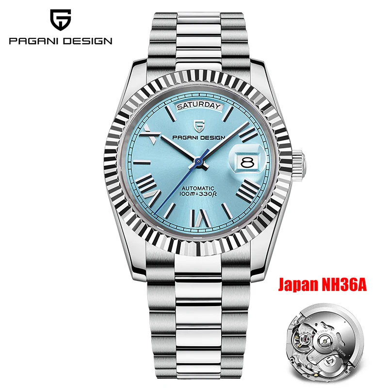 PAGANI DESIGN DD40 Men Mechanical Automatic Watch For Men Top Luxury Diving Mens Watches NH36A Sapphire Mirror Reloj Hombre 2023