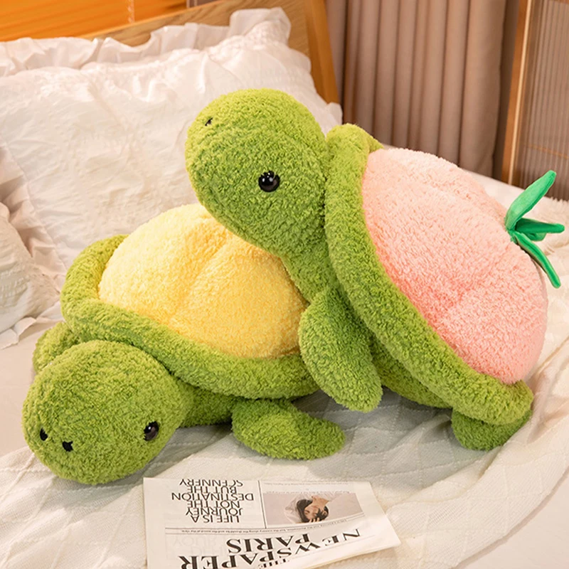 

Adorable Cartoon Turtle Plush Toy Soft Stuffed Doll Decorative Throw Pillow Kid's Toy Gift