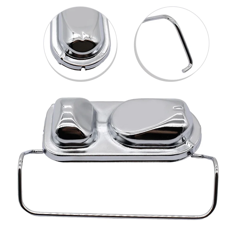 Functional and Stylish Chrome Master Cylinder Cover for Ford 1973-1983 and Bendix Single Bail Reservoir Applications