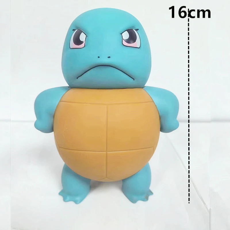 Squirtle parti di automobili che possono spruzzare acqua ed esporre acqua Pet Elf grande e piccolo modello periferico di animazione Anime