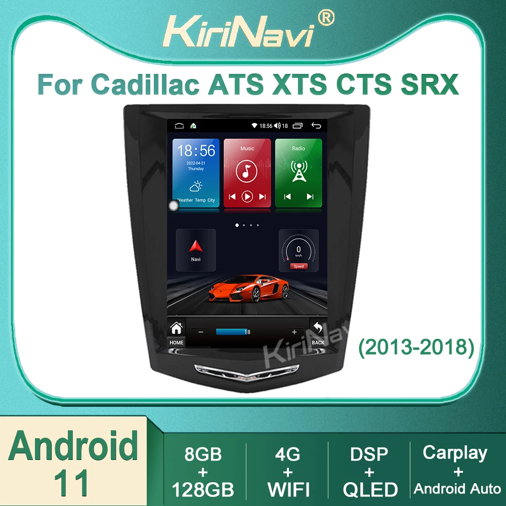 

Kirinavi For Cadillac CTS SRX ATS XTS 2013-2018 Android 11 Car Radio DVD Video Player Autoradio Stereo Auto Navigation GPS 4G BT