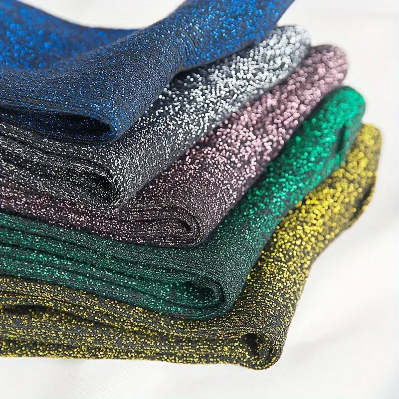 

Women's Novelty Glitter Ankle Socks Casual Ladies Bright Retro Sox Piles,All-Season Fashion Socks for Casual Attire,Cute Socks