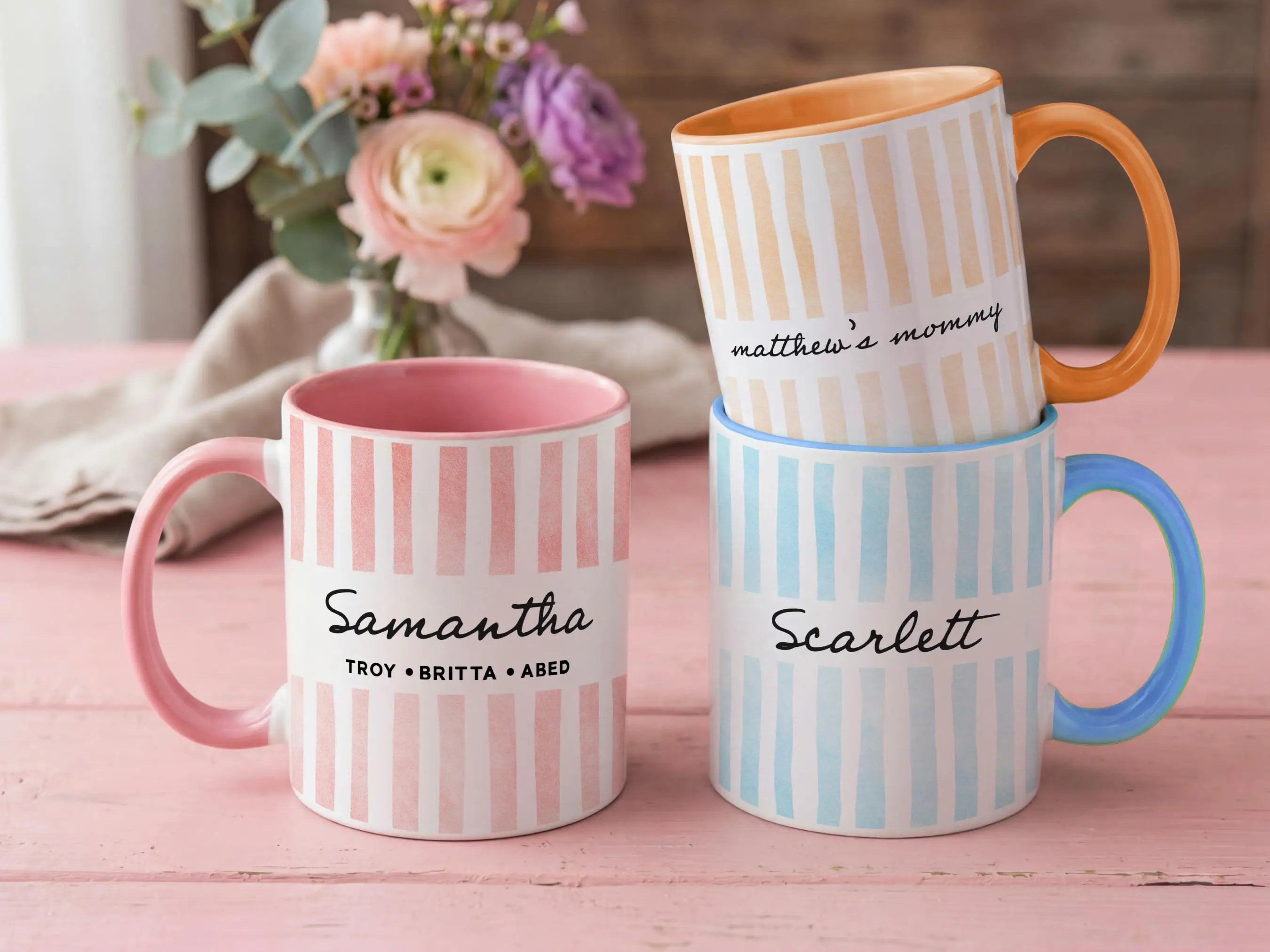 Mom Mug Grandma Mug Pregnancy Announcement Gift Custom Grandchild Name Coffee Cup New Parent Gift Mother's Gift Future Mom Gift