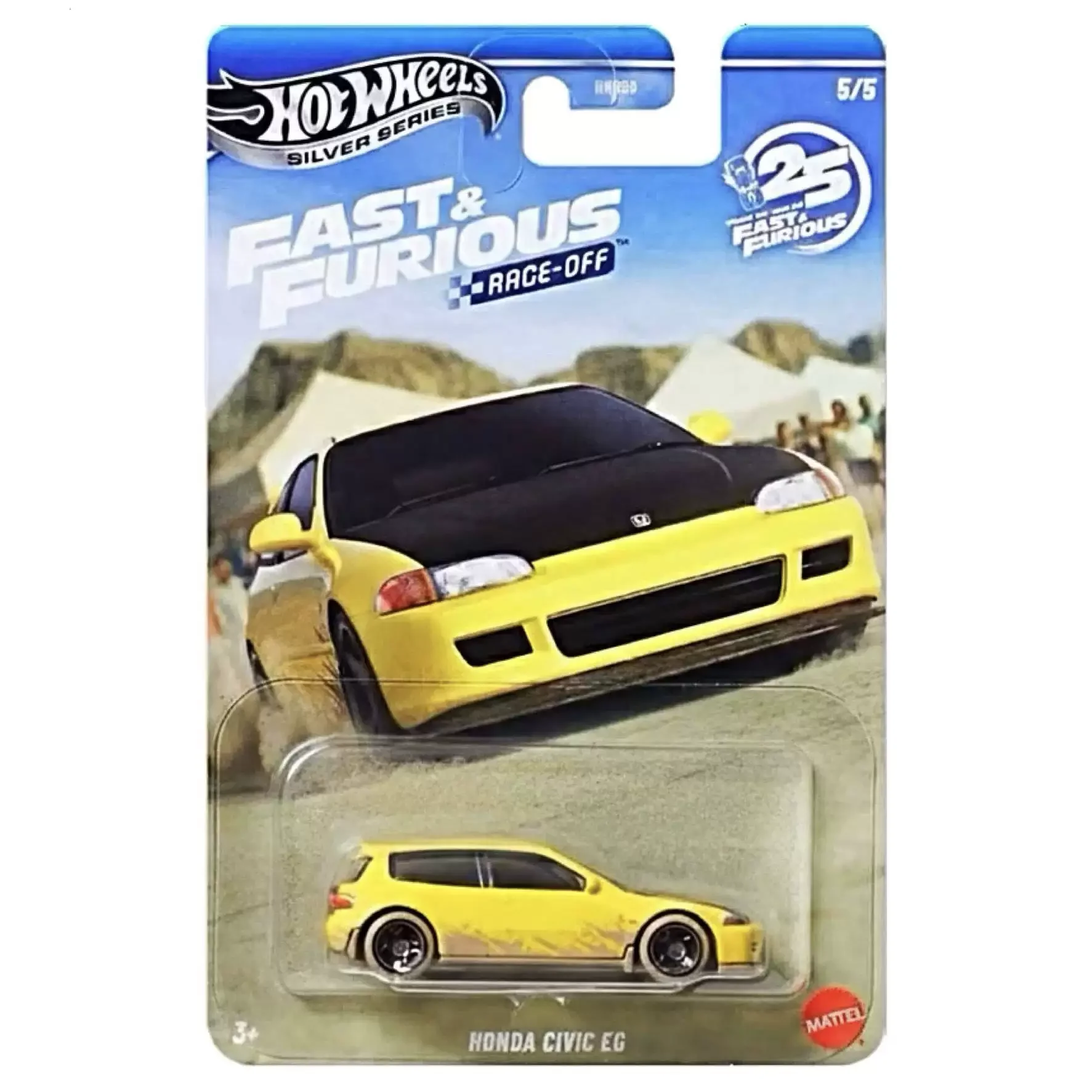 Hot Wheels 2026 Silver Series Fast & Furious Toyota Mazda Honda Volkswagen 1:64 Diecast Race-Off Car Model Collectible Kids Toys - view 6