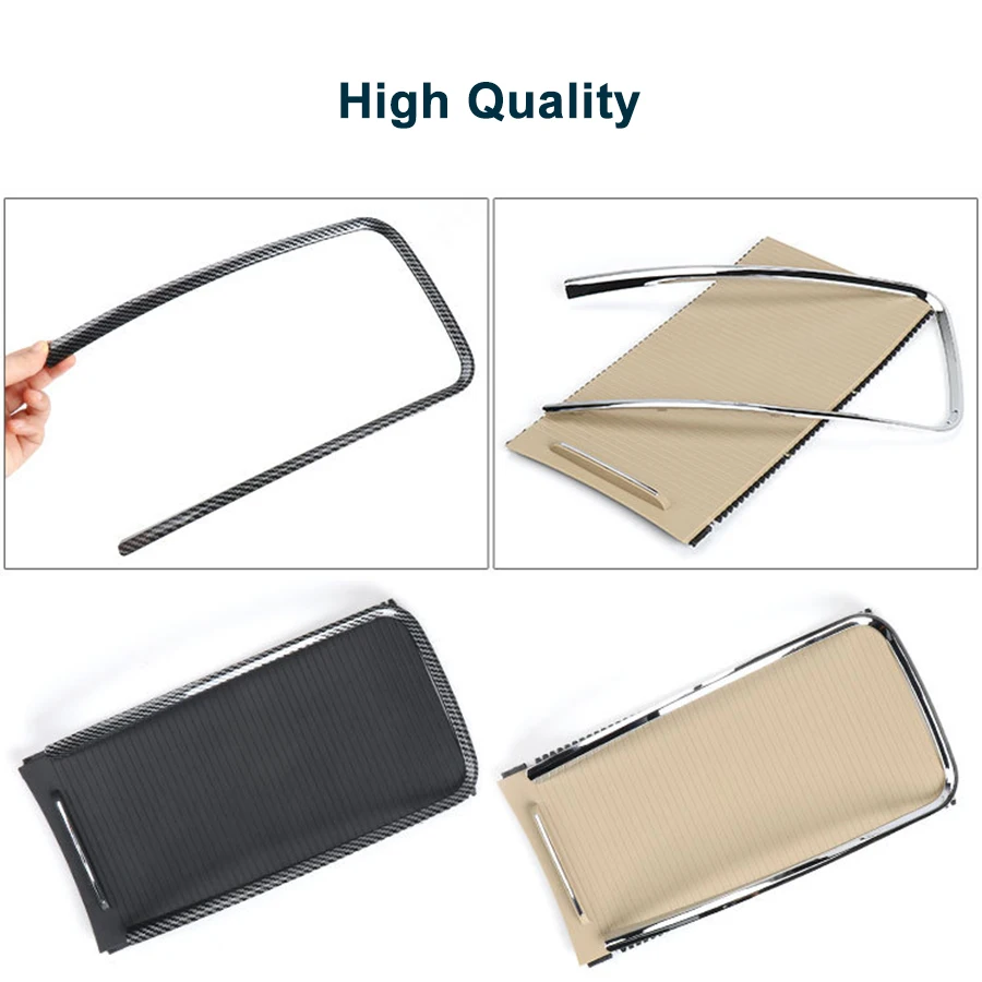 For Buick Lacrosse Car Water Cup Holder Strip Plating Trim Ring Console Armrest Box Storage Box Electroplating Strip 2009-2013