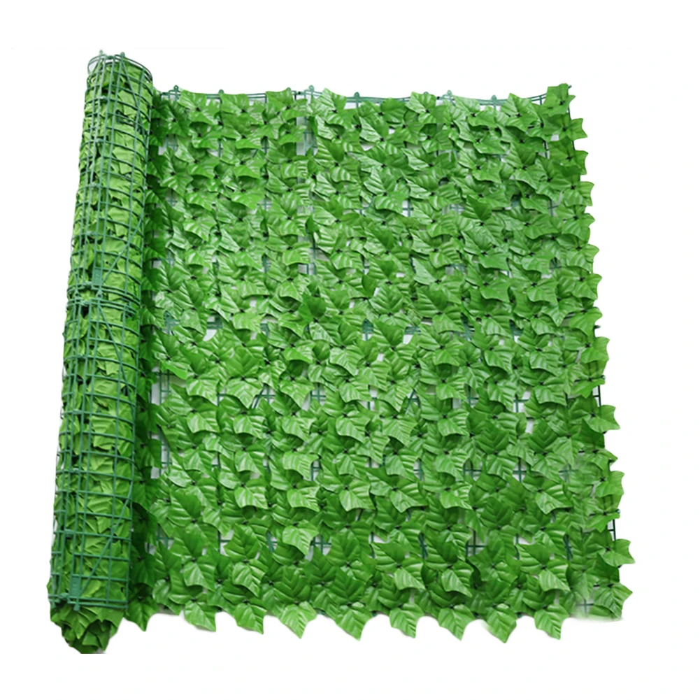 Artificial Privacy Fence Screen Faux Ivy Leaf Hedges Fence Panels Garden Decor