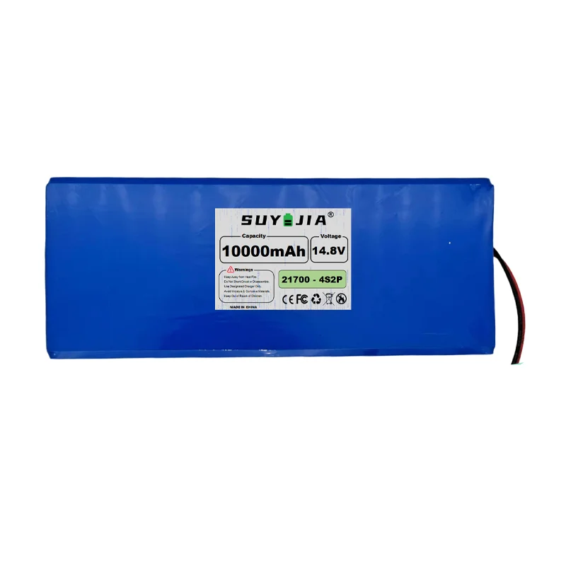 4S2P 14.8V 10000mAh 21700 Lithium Ion Battery Pack,  Rechargeable Li-ion Battery for DIY Power Tools