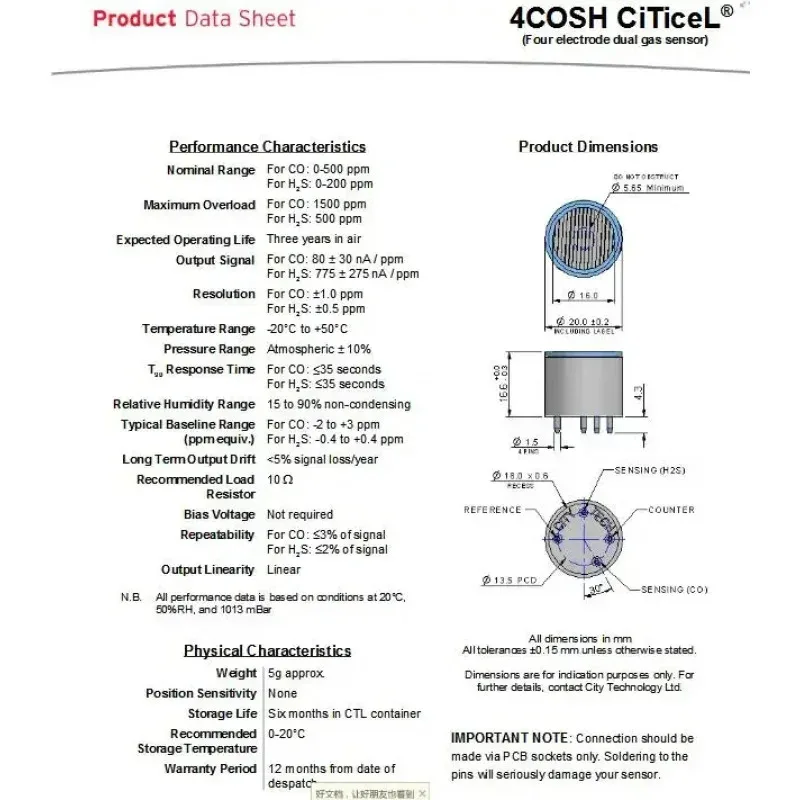 Citicel 4COSH ,Co A… - image