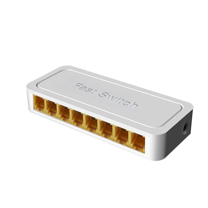 Mini conmutador Ethernet de 8 puertos, 10/100/1000M, conmutador no administrado, Chipset IP178G, concentrador Ethernet para escritorio
