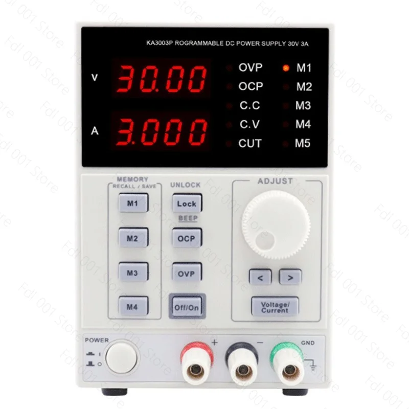KA3005D Programmable Linear DC Adjustable Regulated Power Supply Three‑Output DC Power Source KA3005P