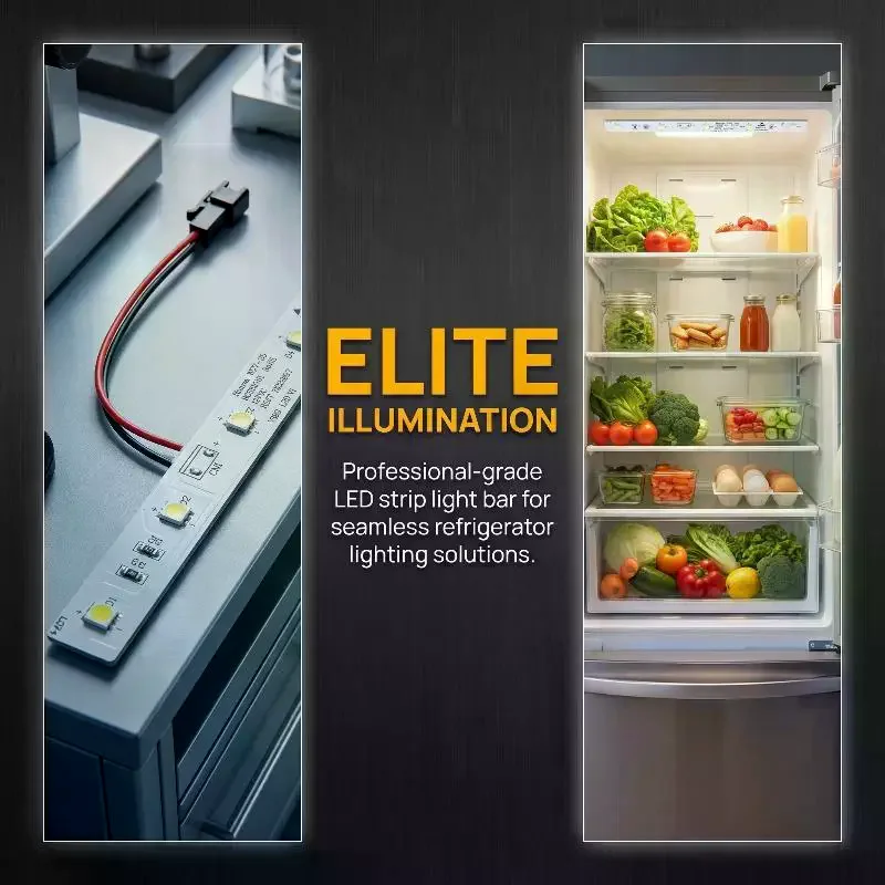 Home Appliance Refrigerator LED Light Bar Easy Install Bright Strip For Freezer Interior Waterproof  Efficient Upgrade