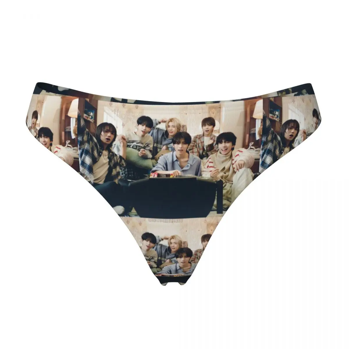 Custom Boy Next Door KPOP G-string Panties Breathable Women Stretch Thongs Comfort Underwear