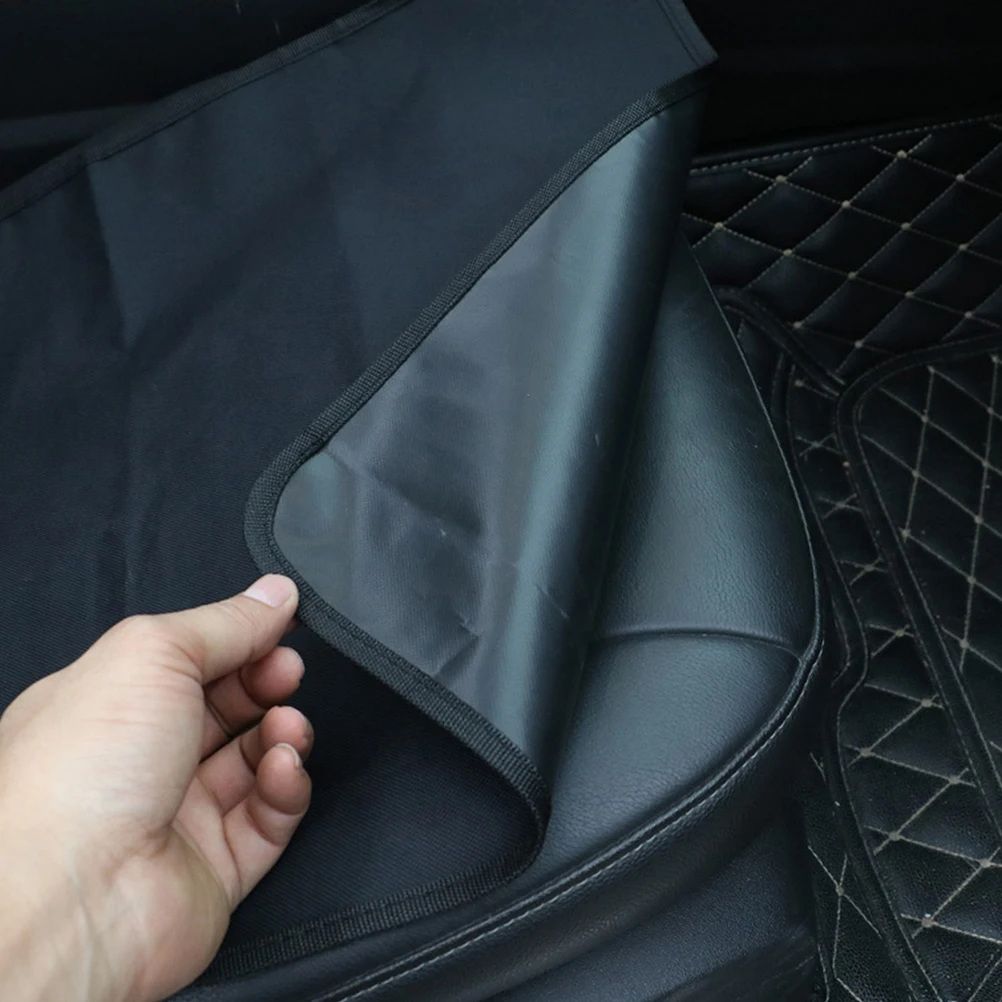 

Pet Waterproof Car Seat Pad Black Oxford Cloth Durable Breathable Dog Cushion for Front Seats Automotive Accessories Breathable