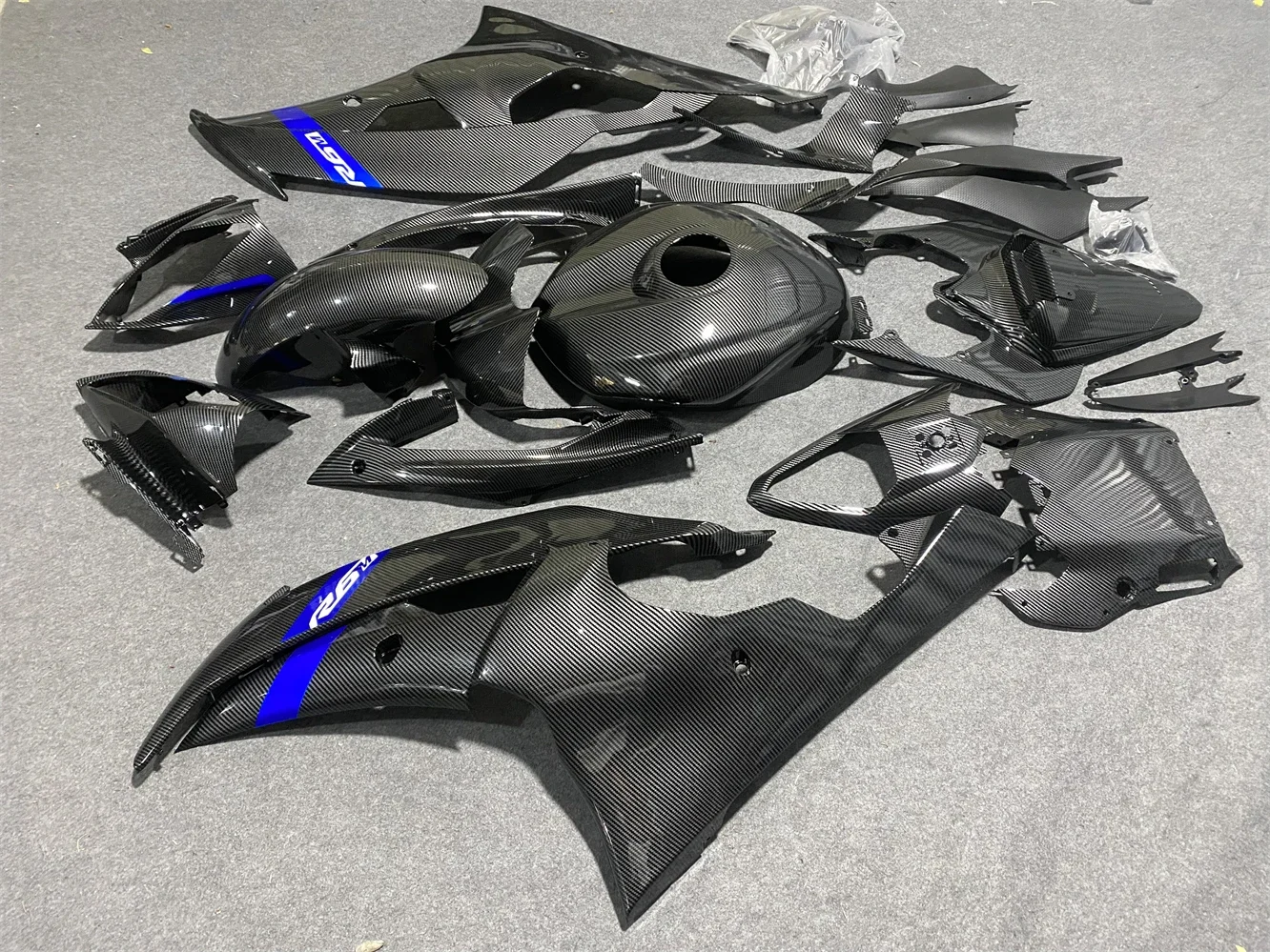 New ABS Fairings Kit Fit for YAMAHA YZF- R6 08 09 10 11 12 13 14 15 16 2008 2009 2010 2011 2012 2013 2014 2015 2016 Carbon fiber