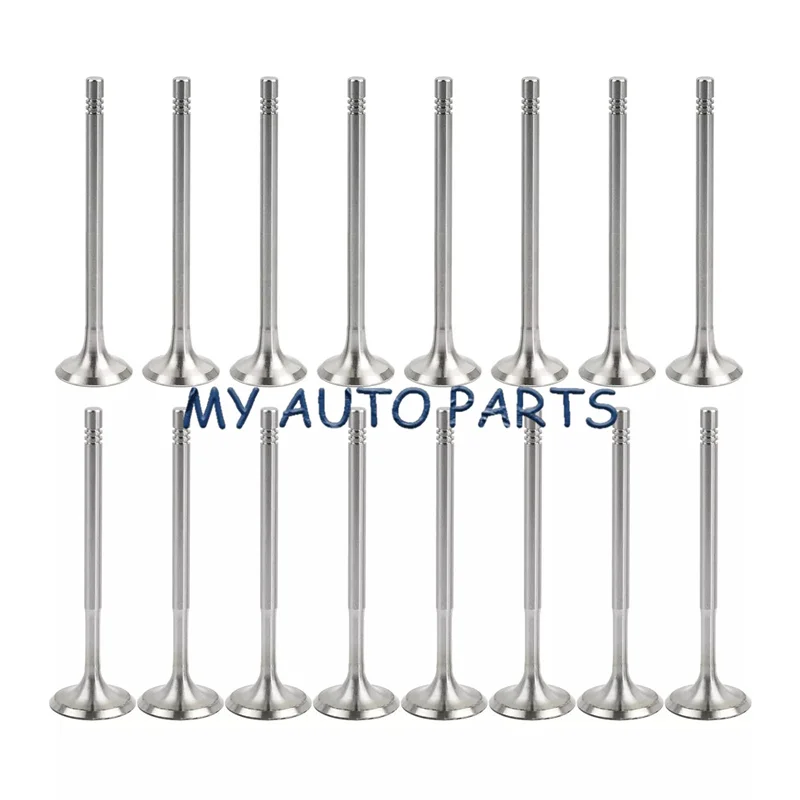 

8 x intake valve + 8x exhaust valve for Audi A1-a3 seat škoda vw 1.4 1.6tsi 16v