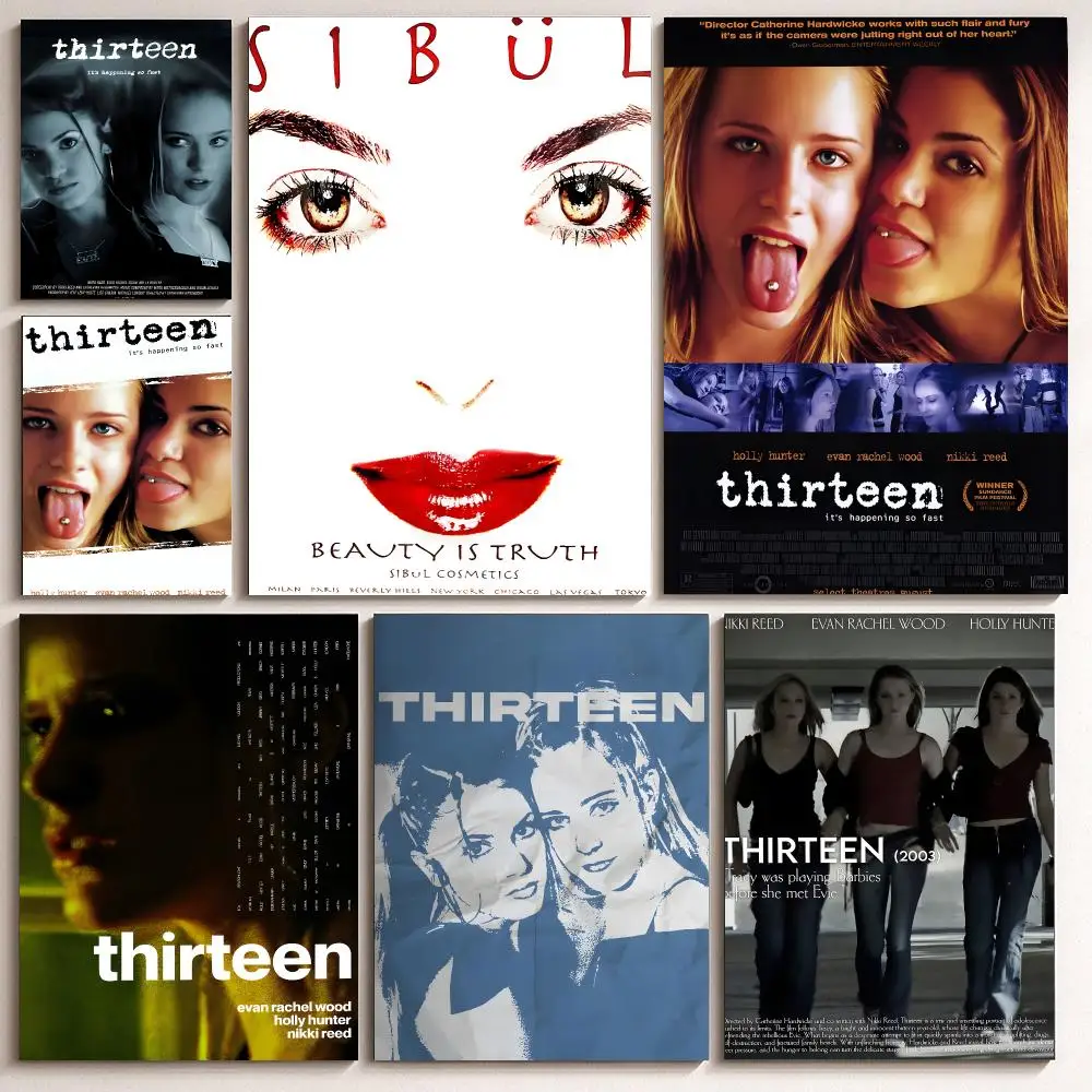 Film Teen Drama Thirteen Poster Decorative Mural Wall Art Print Unframed Housewarming & Home Decor Gift