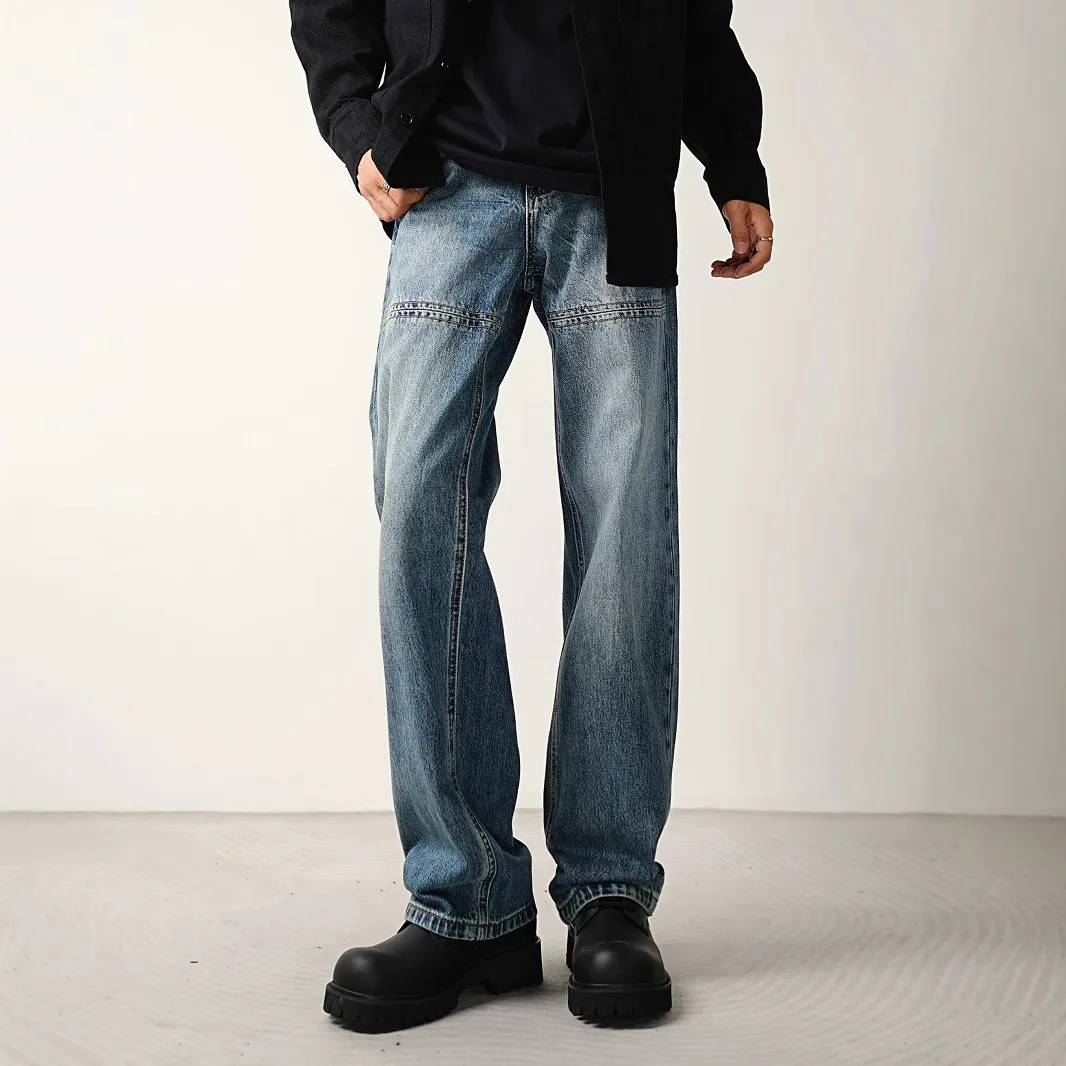 

Men's Fashion Denim Jeans Youth Summer Casual Loose Jeans