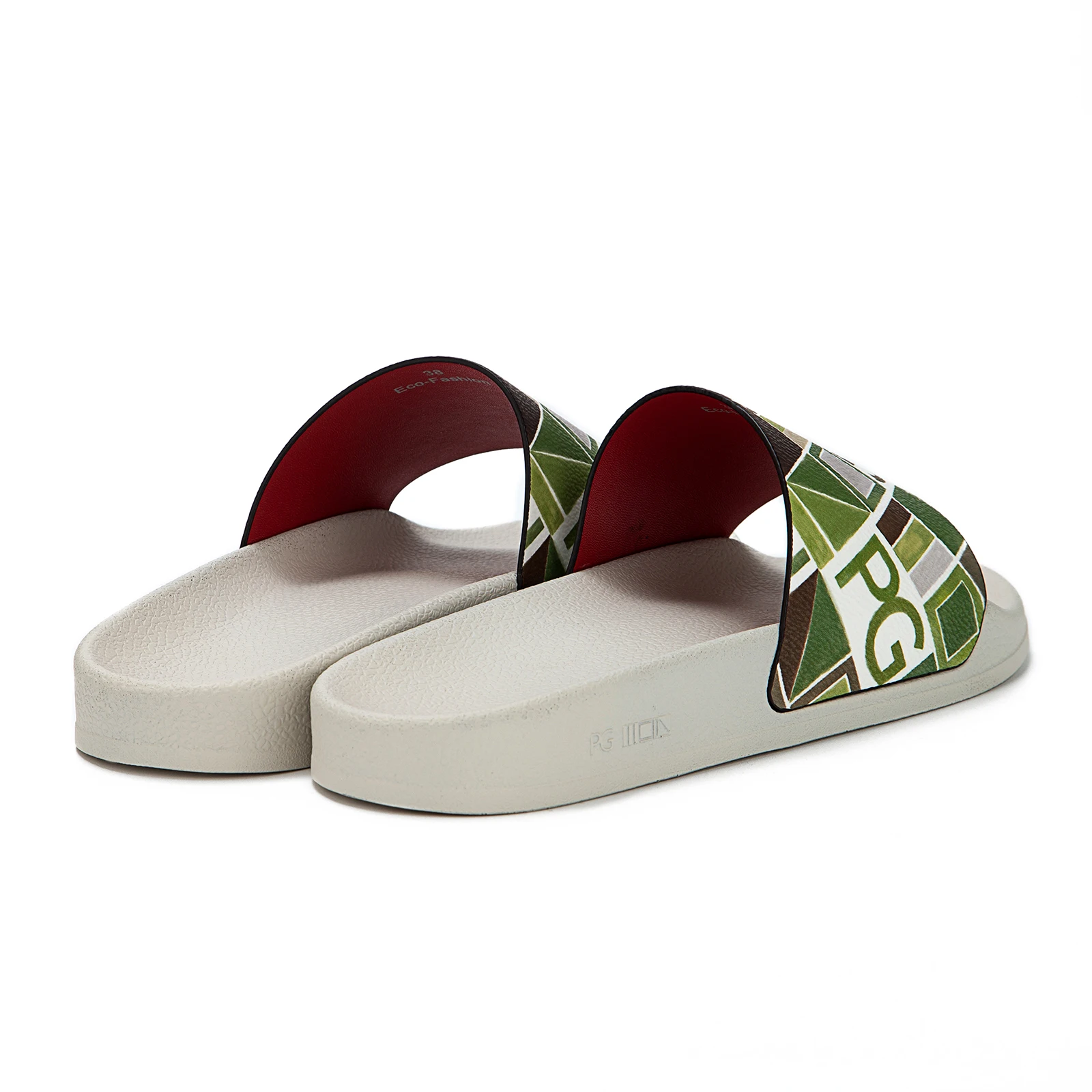 PG 2025 شباشب كاجوال للسيدات بتصميم عصري مطبوع عليها حروف شباشب عصرية عالية الجودة للارتداء اليومي