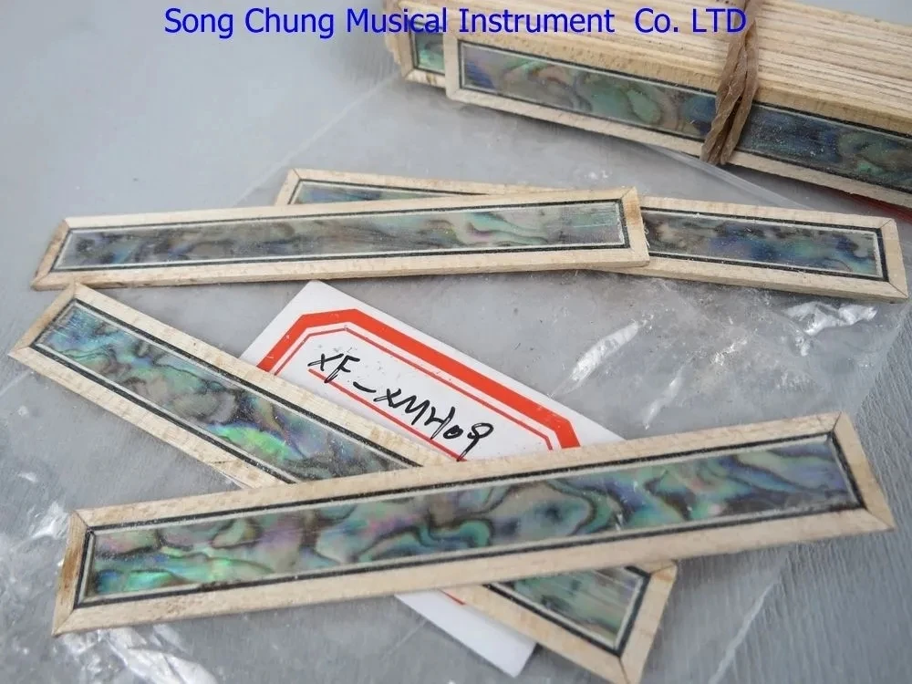 5pcs Nice Classical Guitar bridge tie blocks inlay Shell XMH-09