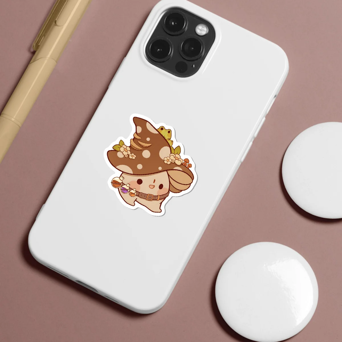 10/50 قطعة ملصقات الكرتون الضفدع الفطر الكتابة على الجدران الشارات لطيف نمط ملصق الهاتف المحمول الغيتار سيارة دراجة سكيت الاطفال اللعب