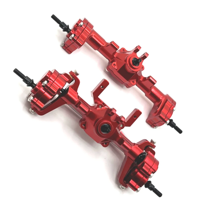 Metal Upgrade Front And Rear Door Bridge Assembly Used For FMS 1/24 FCX24 Xiaoqi Crusher Chevrolet K5 RC Car Parts